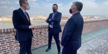 Matteo Salvini incontra Orban e Morawiecki a Budapest