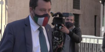Covid, Salvini a Palazzo Chigi per incontrare il presidente Draghi