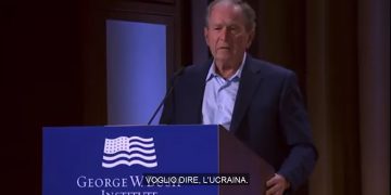 Usa, la gaffe di George W. Bush: “Brutale invasione dell’Iraq…”