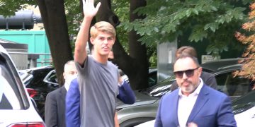 Milan, De Ketelaere alla clinica La Madonnina per le visite mediche