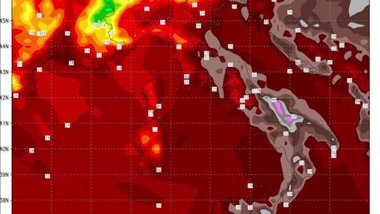 Ondata di caldo africano sull’Italia