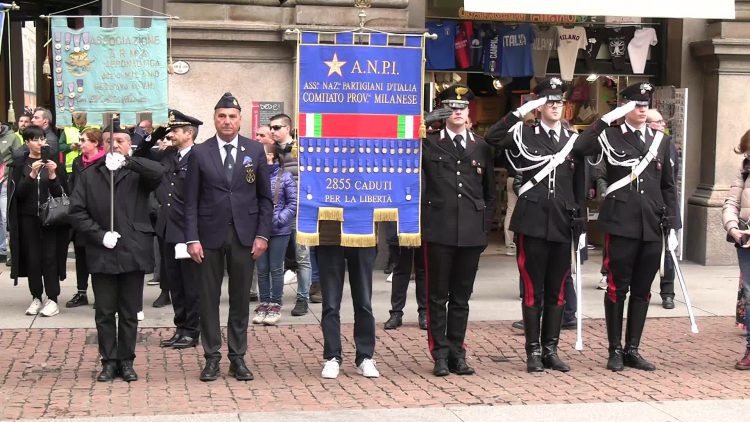 Una manifestazione per il 25 aprile