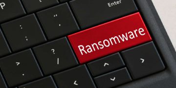 La scritta Ransomware su una tastiera