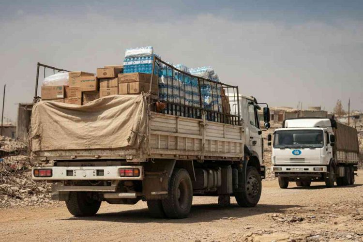 Primi camion di aiuti umanitari arrivano a Gaza: una speranza per la popolazione