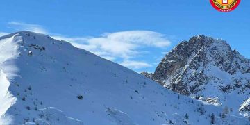 Valanga in Val di Susa