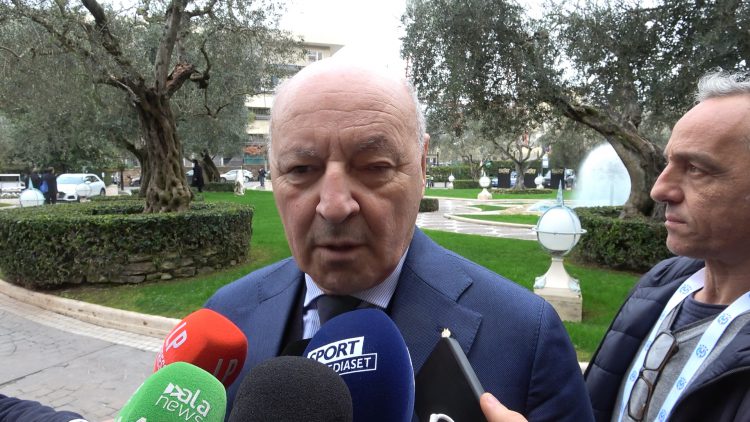 Il presidente dell'Inter, Giuseppe 'Beppe' Marotta