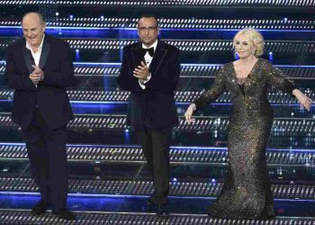 Gerry Scotti, Carlo Conti e Antonella Clerici