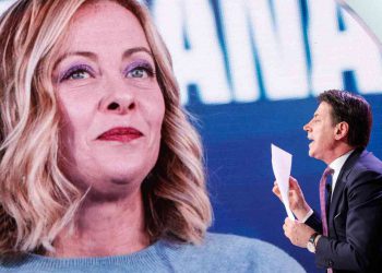 Giorgia Meloni e Giuseppe Conte