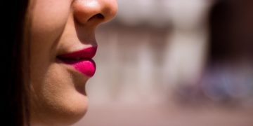 Il naso di una donna