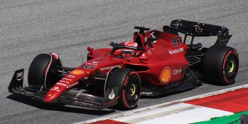 Una vettura della Ferrari