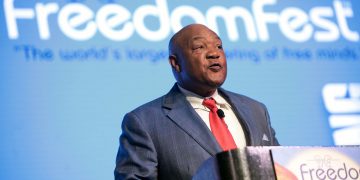 George Foreman durante un'apparizione in pubblico