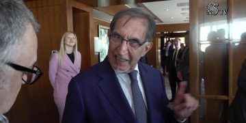 Il presidente del Senato, Ignazio La Russa