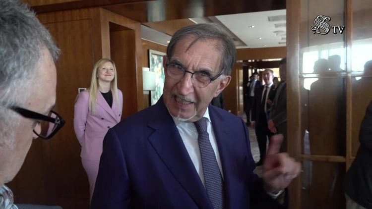 Il presidente del Senato, Ignazio La Russa