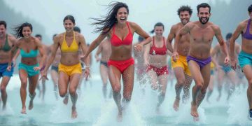 Nuovo record mondiale: i nuotatori in acqua fredda della Repubblica Ceca battono il primato del tuffo con gli orsi polari