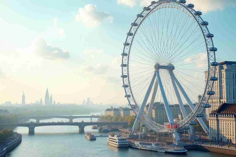 London Eye, la ruota panoramica pionieristica, celebra 25 anni di storia
