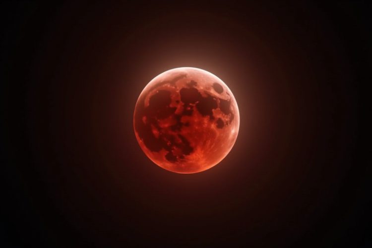 Eclissi di luna rossa