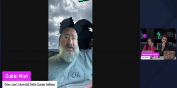 Chef Guido Mori durante il suo intervento a Newzgen