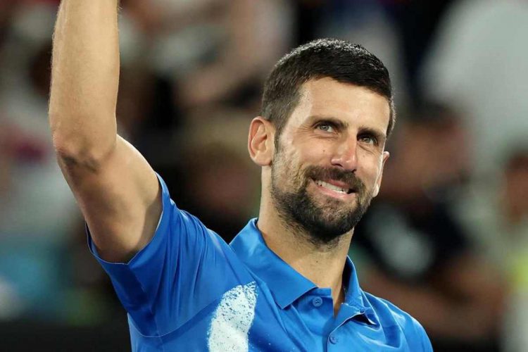 Il tennista serbo Novak Djokovic