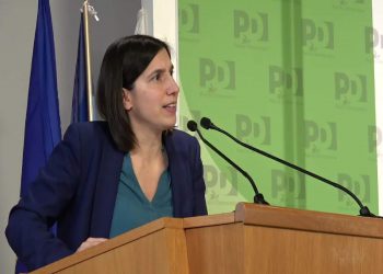 La segretaria del Pd, Elly Schlein