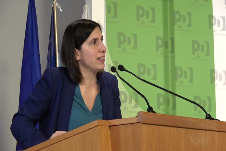 La segretaria del Pd, Elly Schlein