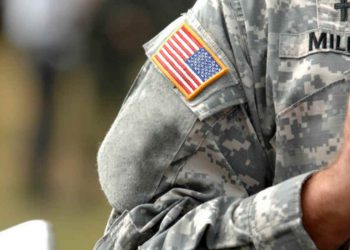Un militare americano, soldato Usa
