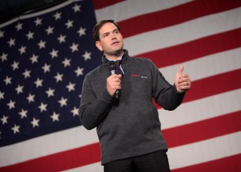 Il segretario di Stato degli Stati Uniti d'America, Marco Rubio