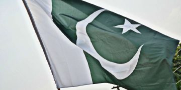 La bandiera del Pakistan