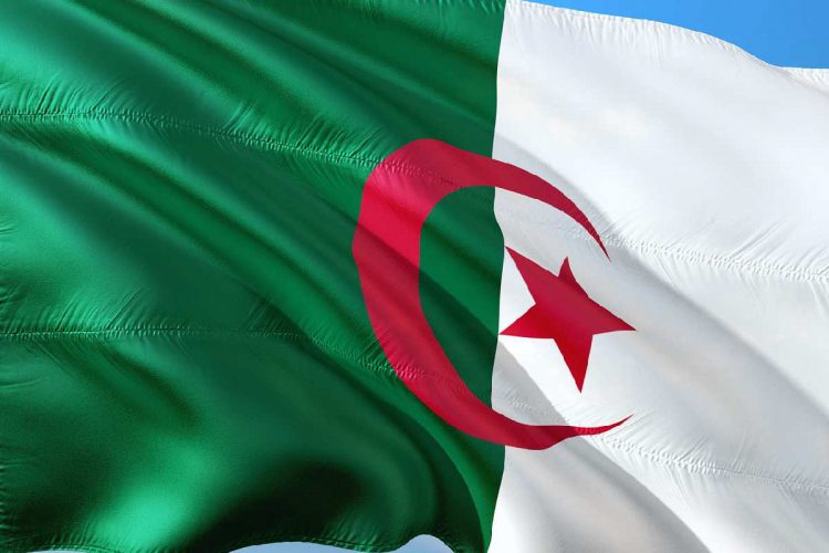 La bandiera dell'Algeria