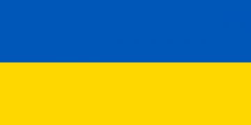 La bandiera dell'Ucraina