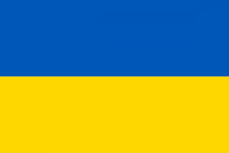 La bandiera dell'Ucraina