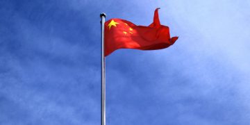 La bandiera della Cina