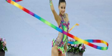 La ginnasta coreana Son Yeonjae