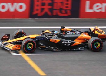 La vettura guidata da Oscar Piastri nel 2024