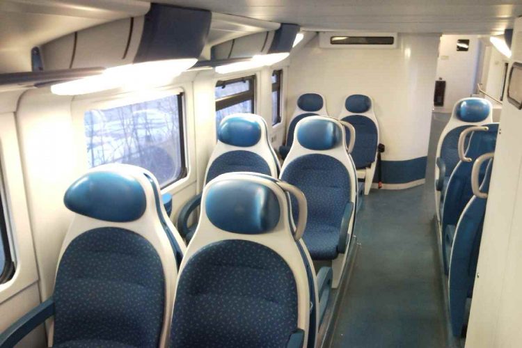 L'interno di un treno