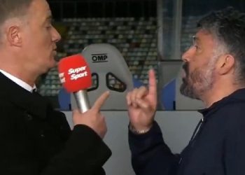 Gattuso show in diretta tv: litiga in tre lingue diverse con un opinionista croato