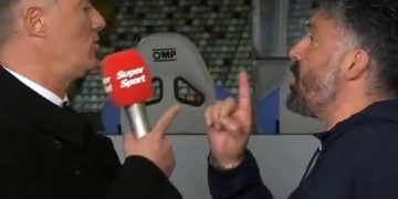 Gattuso show in diretta tv: litiga in tre lingue diverse con un opinionista croato