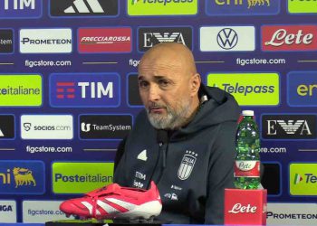 L'allenatore dell'Italia Luciano Spalletti in conferenza stampa