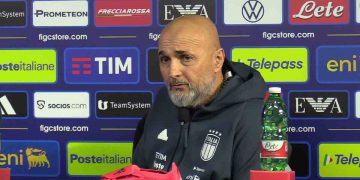 L'allenatore dell'Italia Luciano Spalletti in conferenza stampa