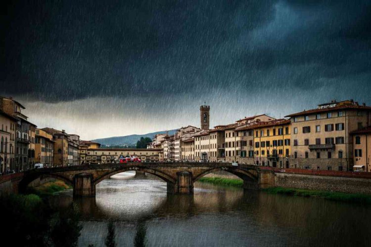 Maltempo in arrivo: Firenze, Prato, Pistoia e Pisa sotto allerta rossa