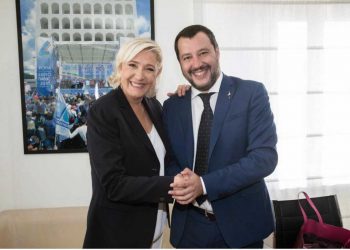 Marine Le Pen e Matteo Salvini