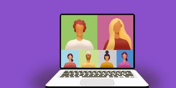 Rappresentazione di una videoconferenza