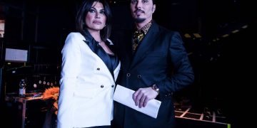 Tony Colombo e la moglie