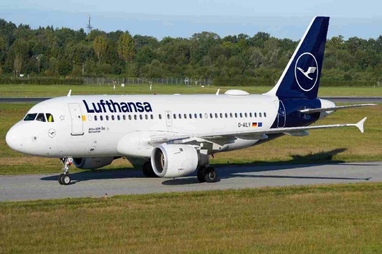 Un aereo di Lufthansa
