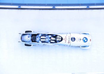 Un bob visto dall'alto