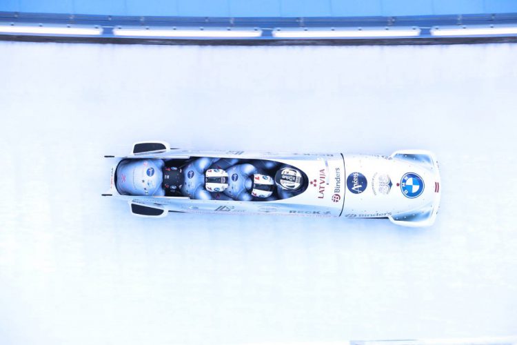 Un bob visto dall'alto