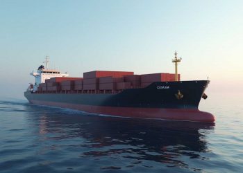 Una nave cargo