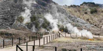Una solfatara dei Campi Flegrei