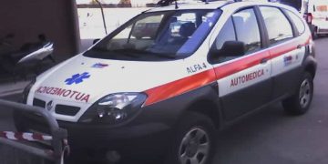 Un'automedica del 118 - emergenza, tragedia, incidente