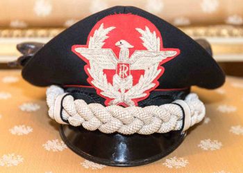 Uno dei cappelli indossati dai carabinieri