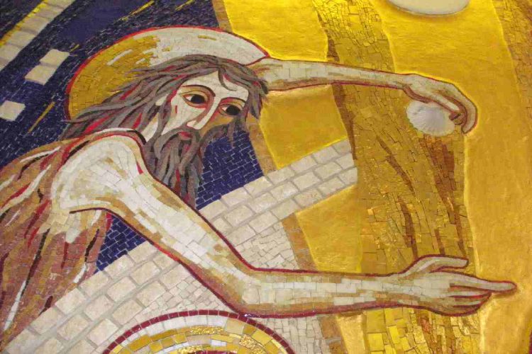 Uno dei mosaici realizzati in passato da Marko Ivan Rupnik